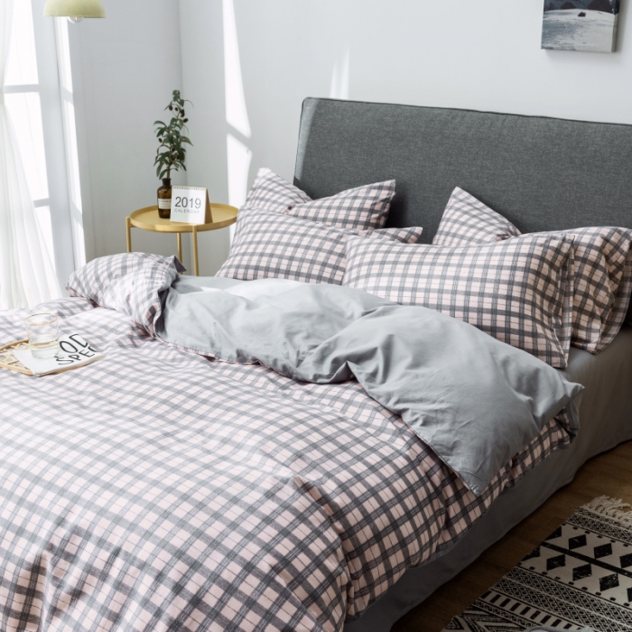 91家纺网 家纺一手货源 找家纺 棉生活 小清新休闲简约风 粉调