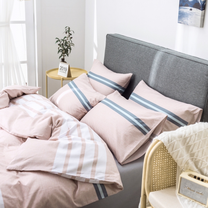 91家纺网 家纺一手货源 找家纺 棉生活 小清新休闲简约风 时尚秀场粉