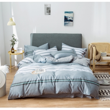 棉生活 小清新休闲简约风 时尚秀场灰