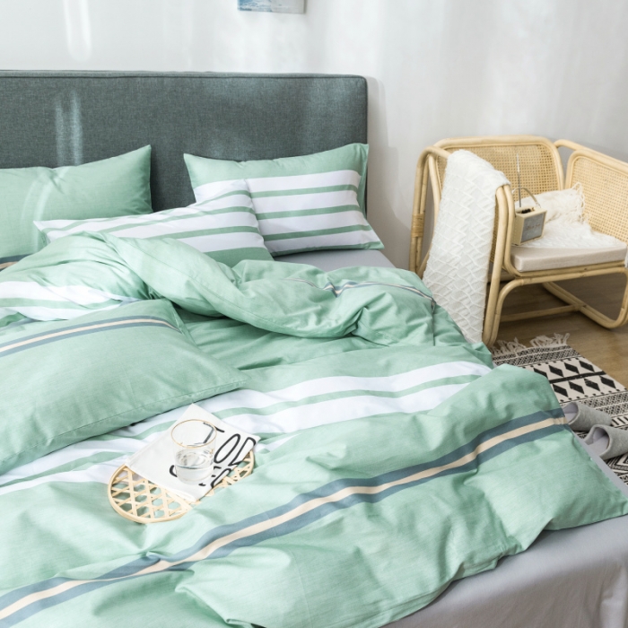 91家纺网 家纺一手货源 找家纺 棉生活 小清新休闲简约风 时尚秀场绿