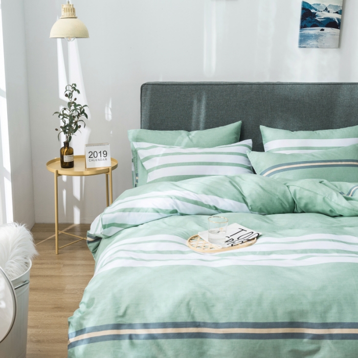 91家纺网 家纺一手货源 找家纺 棉生活 小清新休闲简约风 时尚秀场绿