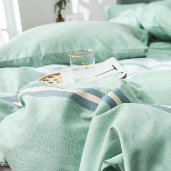 91家纺网 家纺一手货源 找家纺 棉生活 小清新休闲简约风 时尚秀场绿