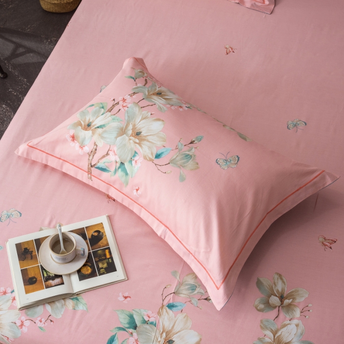 91家纺网 家纺一手货源 找家纺 棉生活 2019年春夏大版全棉四件套 香颂