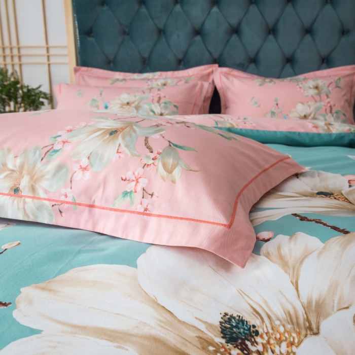 91家纺网 家纺一手货源 找家纺 棉生活 2019年春夏大版全棉四件套 香颂