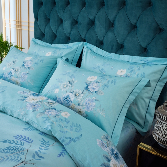 91家纺网 家纺一手货源 找家纺 棉生活 2019年春夏大版全棉四件套 颜沫