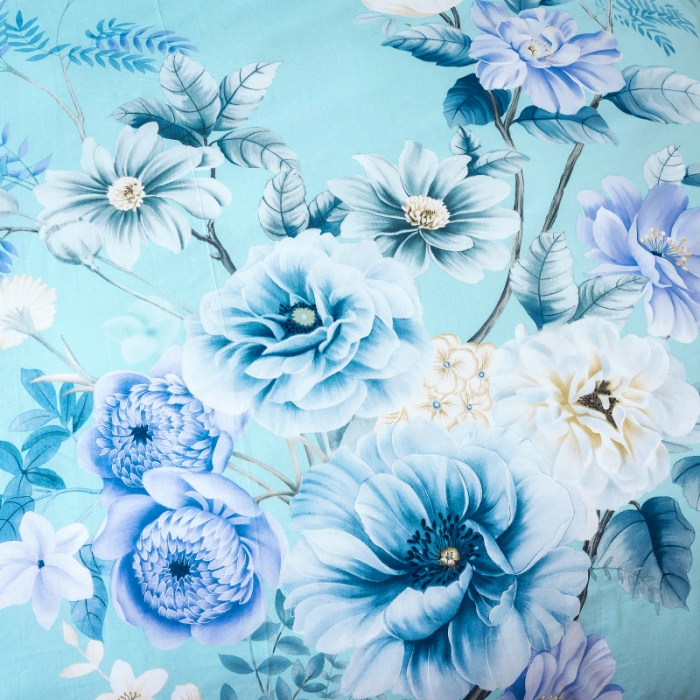 91家纺网 家纺一手货源 找家纺 棉生活 2019年春夏大版全棉四件套 颜沫