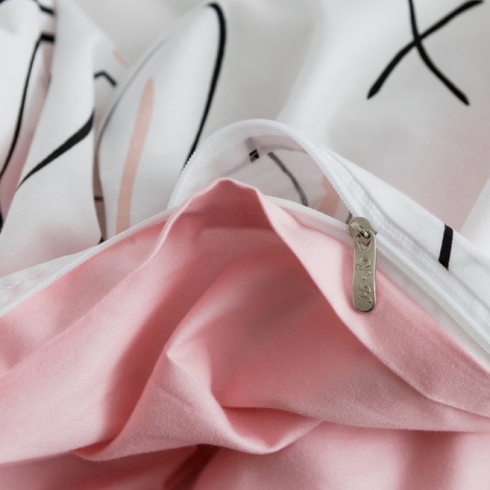 91家纺网 家纺一手货源 找家纺 棉生活 2019新款13372萌系小清新四件套床单款可爱小兔