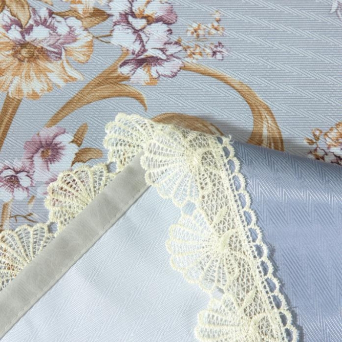 91家纺网 家纺一手货源 找家纺 棉生活 2020春夏新品600D冰丝软凉席三件套春之密语-紫