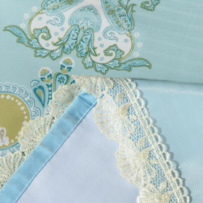 91家纺网 家纺一手货源 找家纺 棉生活 2020春夏新品600D冰丝软凉席三件套 恬静-蓝