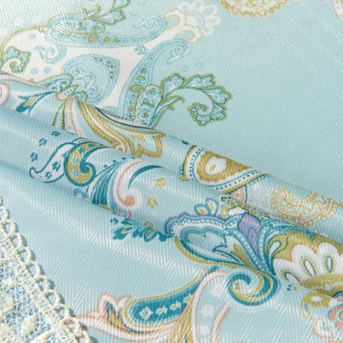 91家纺网 家纺一手货源 找家纺 棉生活 2020春夏新品600D冰丝软凉席三件套 恬静-蓝