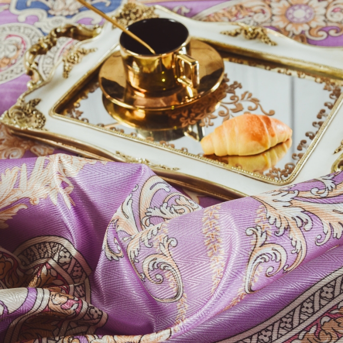 91家纺网 家纺一手货源 找家纺 棉生活 2020春夏新品600D冰丝软凉席三件套 小时光紫