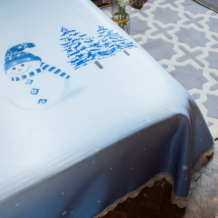 91家纺网 家纺一手货源 找家纺 棉生活 2020春夏新品600D冰丝软凉席三件套 雪人