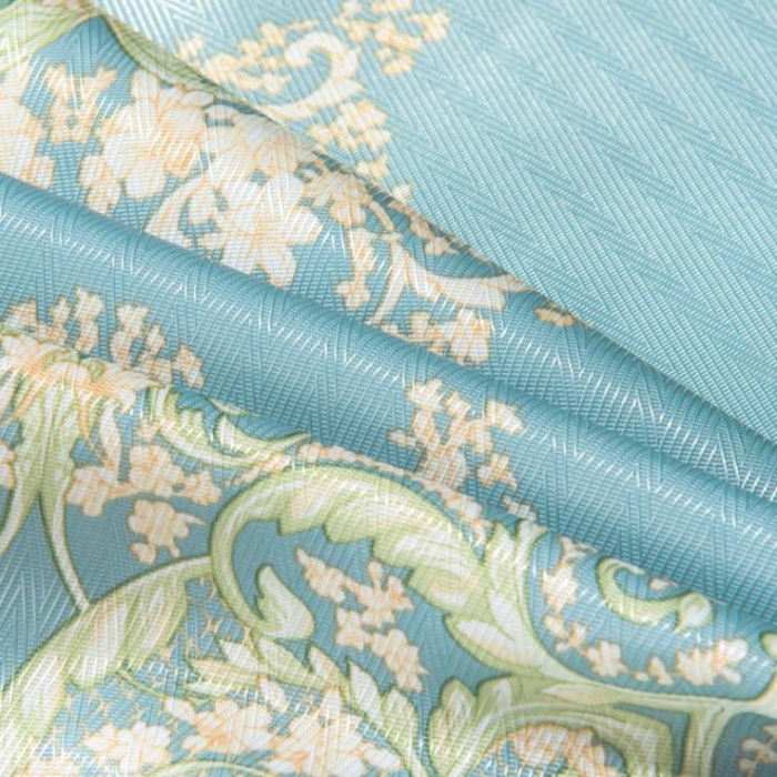 91家纺网 家纺一手货源 找家纺 棉生活 2020春夏新品600D冰丝软凉席三件套 子瑜-蓝