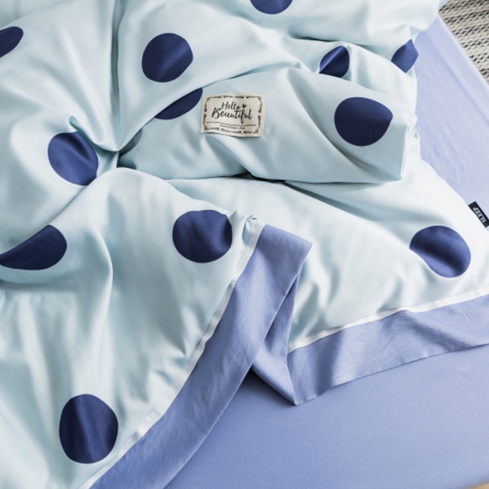 91家纺网 家纺一手货源 找家纺 棉生活 2019新款轻奢简约系列四件套 波利