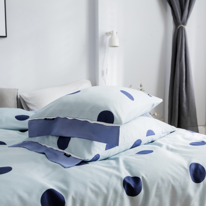 91家纺网 家纺一手货源 找家纺 棉生活 2019新款轻奢简约系列四件套 波利