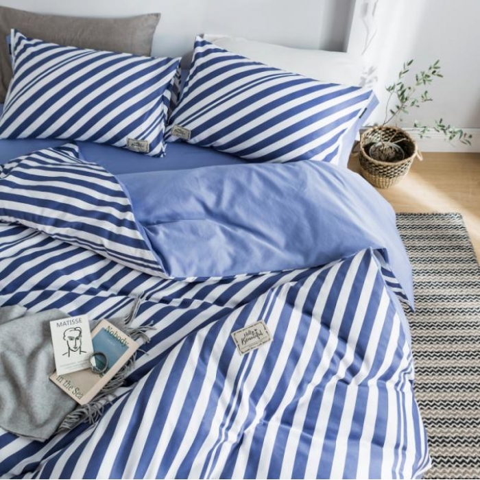 91家纺网 家纺一手货源 找家纺 棉生活 2019新款轻奢简约系列四件套 凯特