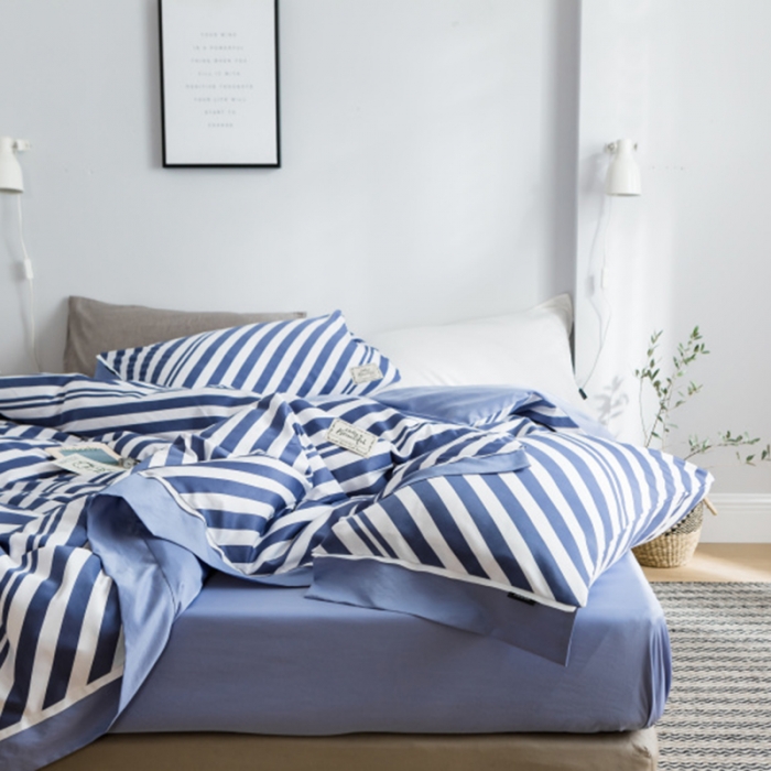 91家纺网 家纺一手货源 找家纺 棉生活 2019新款轻奢简约系列四件套 凯特