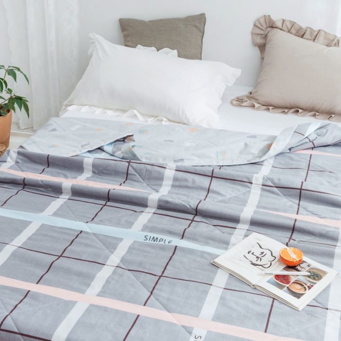 91家纺网 家纺一手货源 找家纺 棉生活 2019新款全棉棉花夏被 绅士咖