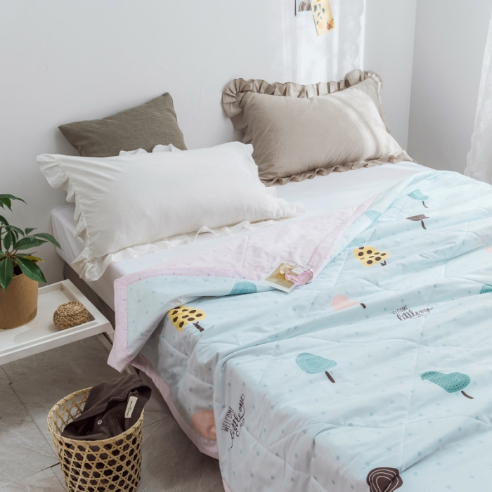 91家纺网 家纺一手货源 找家纺 棉生活 2019新款全棉棉花夏被 童话