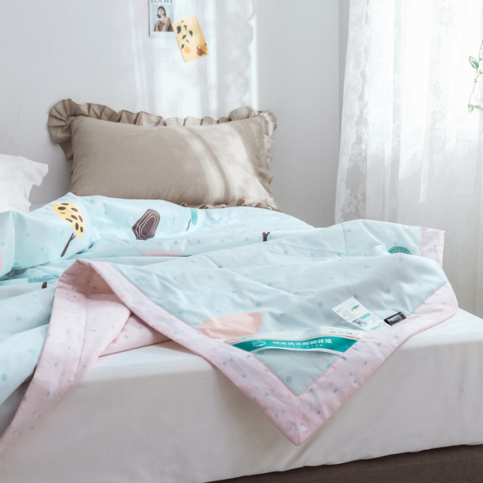 91家纺网 家纺一手货源 找家纺 棉生活 2019新款全棉棉花夏被 童话