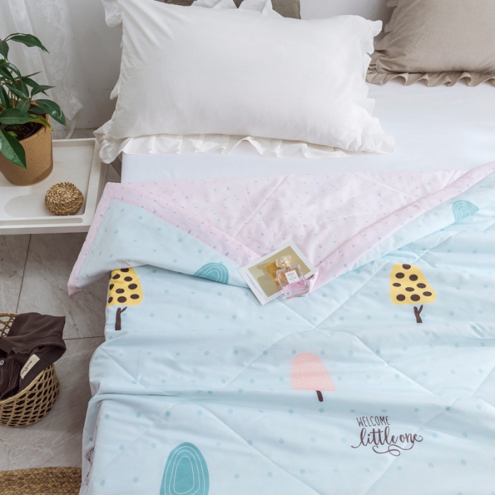 91家纺网 家纺一手货源 找家纺 棉生活 2019新款全棉棉花夏被 童话