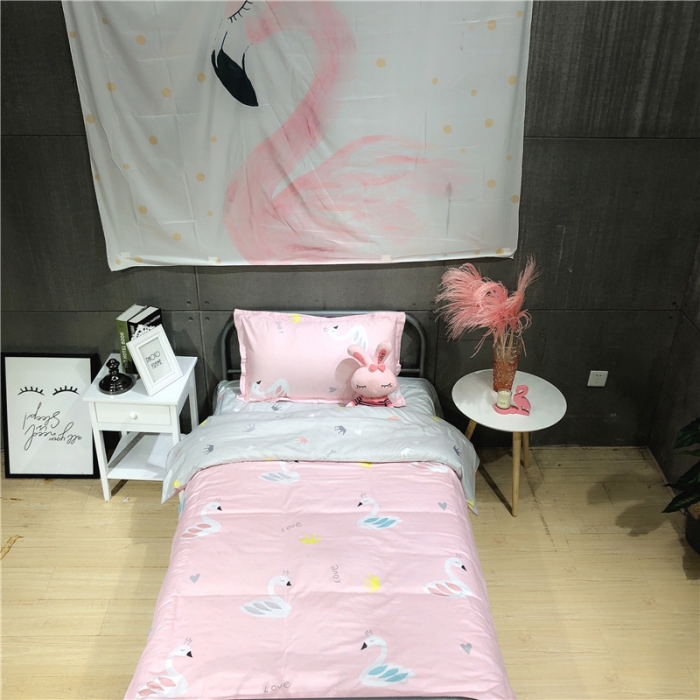 91家纺网 家纺一手货源 找家纺 （总）棉生活 2019新款学生三件套