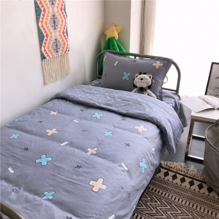 91家纺网 家纺一手货源 找家纺 （总）棉生活 2019新款学生三件套