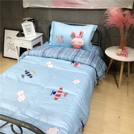 91家纺网 家纺一手货源 找家纺 （总）棉生活 2019新款学生三件套