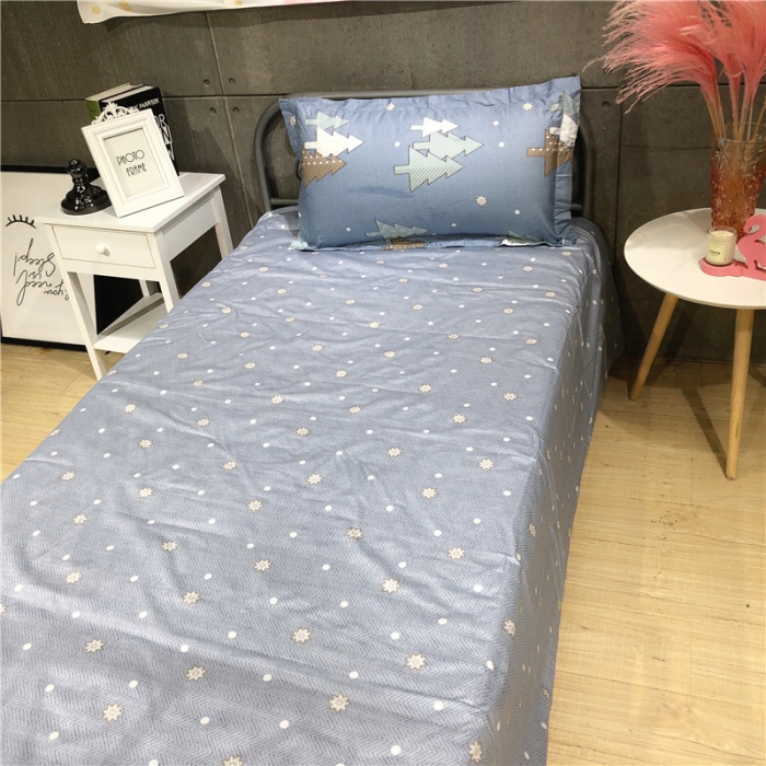 91家纺网 家纺一手货源 找家纺 棉生活 2019新款学生三件套 北欧森林