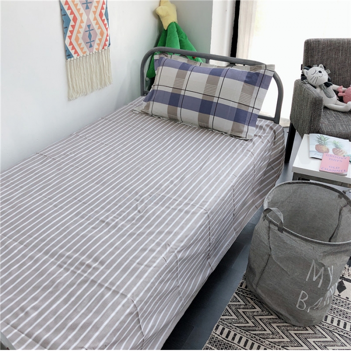 91家纺网 家纺一手货源 找家纺 棉生活 2019新款学生三件套 美国梦