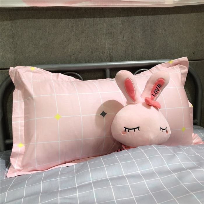 91家纺网 家纺一手货源 找家纺 棉生活 2019新款学生三件套 清新雨季