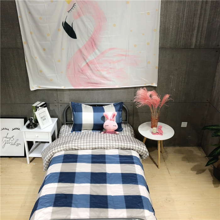 91家纺网 家纺一手货源 找家纺 棉生活 2019新款学生三件套 塞维利亚