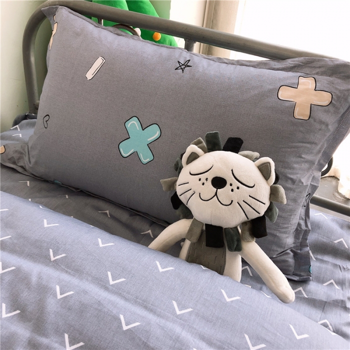 91家纺网 家纺一手货源 找家纺 棉生活 2019新款学生三件套 数学时代