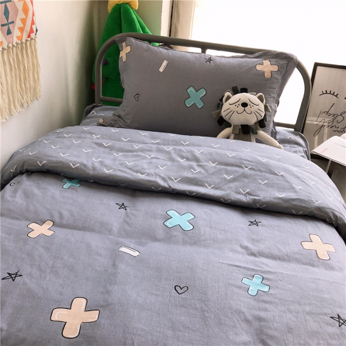 91家纺网 家纺一手货源 找家纺 棉生活 2019新款学生三件套 数学时代