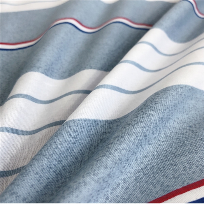 91家纺网 家纺一手货源 找家纺 棉生活 2019新款学生三件套 天空蓝