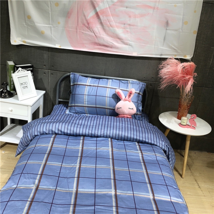 91家纺网 家纺一手货源 找家纺 棉生活 2019新款学生三件套 悠闲假日