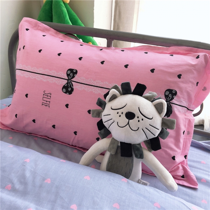 91家纺网 家纺一手货源 找家纺 棉生活 2019新款学生三件套 蜜爱