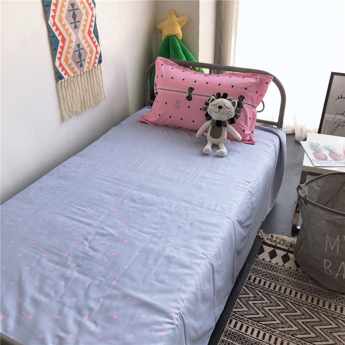 91家纺网 家纺一手货源 找家纺 棉生活 2019新款学生三件套 蜜爱