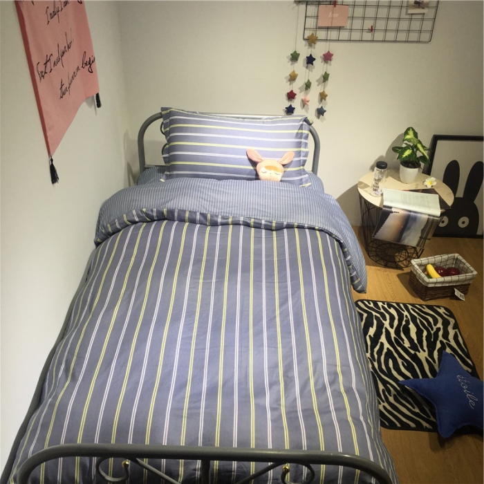 91家纺网 家纺一手货源 找家纺 棉生活 2019新款学生三件套 雅居生活