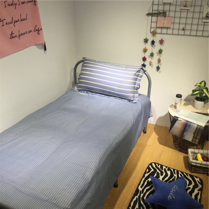 91家纺网 家纺一手货源 找家纺 棉生活 2019新款学生三件套 雅居生活