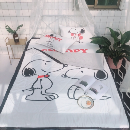 麦柚 2019新款婴幼儿A类面料黑科技夏被 snoopy