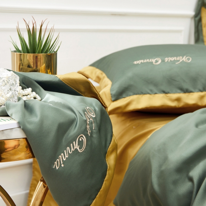 91家纺网 家纺一手货源 找家纺 （总）优悦生活馆 2019新款永恒水洗真丝四件套