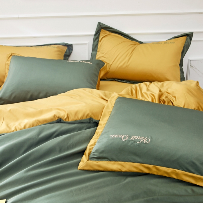 91家纺网 家纺一手货源 找家纺 （总）优悦生活馆 2019新款永恒水洗真丝四件套