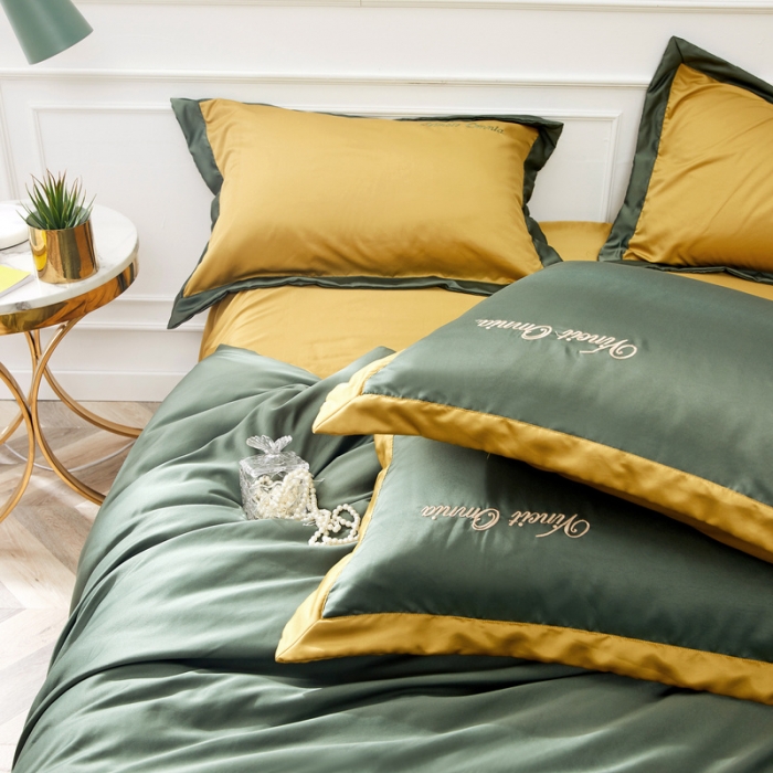 91家纺网 家纺一手货源 找家纺 （总）优悦生活馆 2019新款永恒水洗真丝四件套