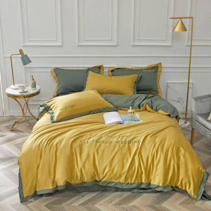 91家纺网 家纺一手货源 找家纺 （总）优悦生活馆 2019新款永恒水洗真丝四件套