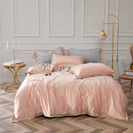 91家纺网 家纺一手货源 找家纺 （总）优悦生活馆 2019新款永恒水洗真丝四件套