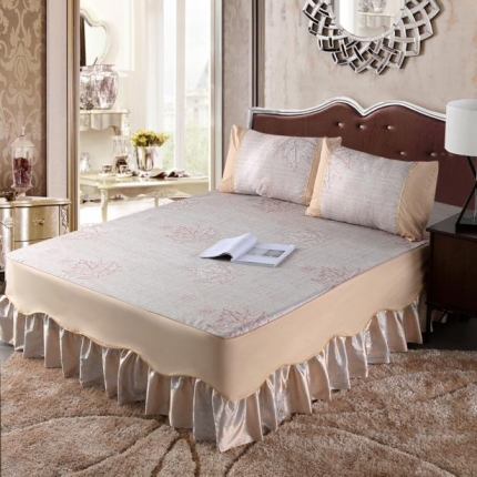 91家纺网 家纺一手货源 找家纺 （总）米莱 新款机洗床笠床裙凉席