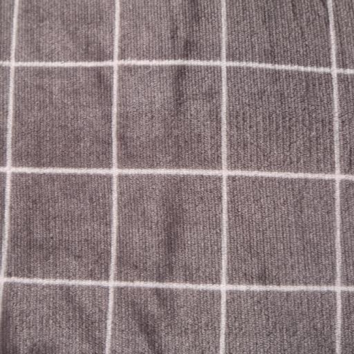 91家纺网 家纺一手货源 找家纺 米莱家纺 2018可拆卸法莱绒羊羔绒冬被 小格-灰色