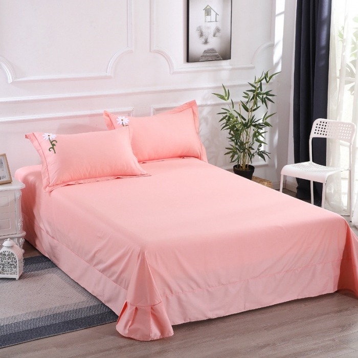 91家纺网 家纺一手货源 找家纺 13372田园风全棉毛巾绣四件套纯棉绣花四件套刺绣 夏花绽放