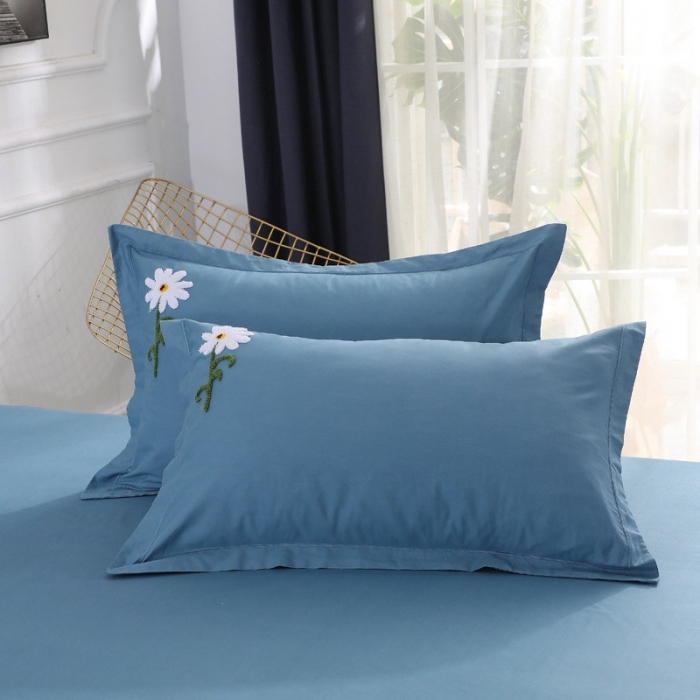 91家纺网 家纺一手货源 找家纺 13372田园风全棉毛巾绣四件套纯棉绣花四件套全棉刺绣四件套